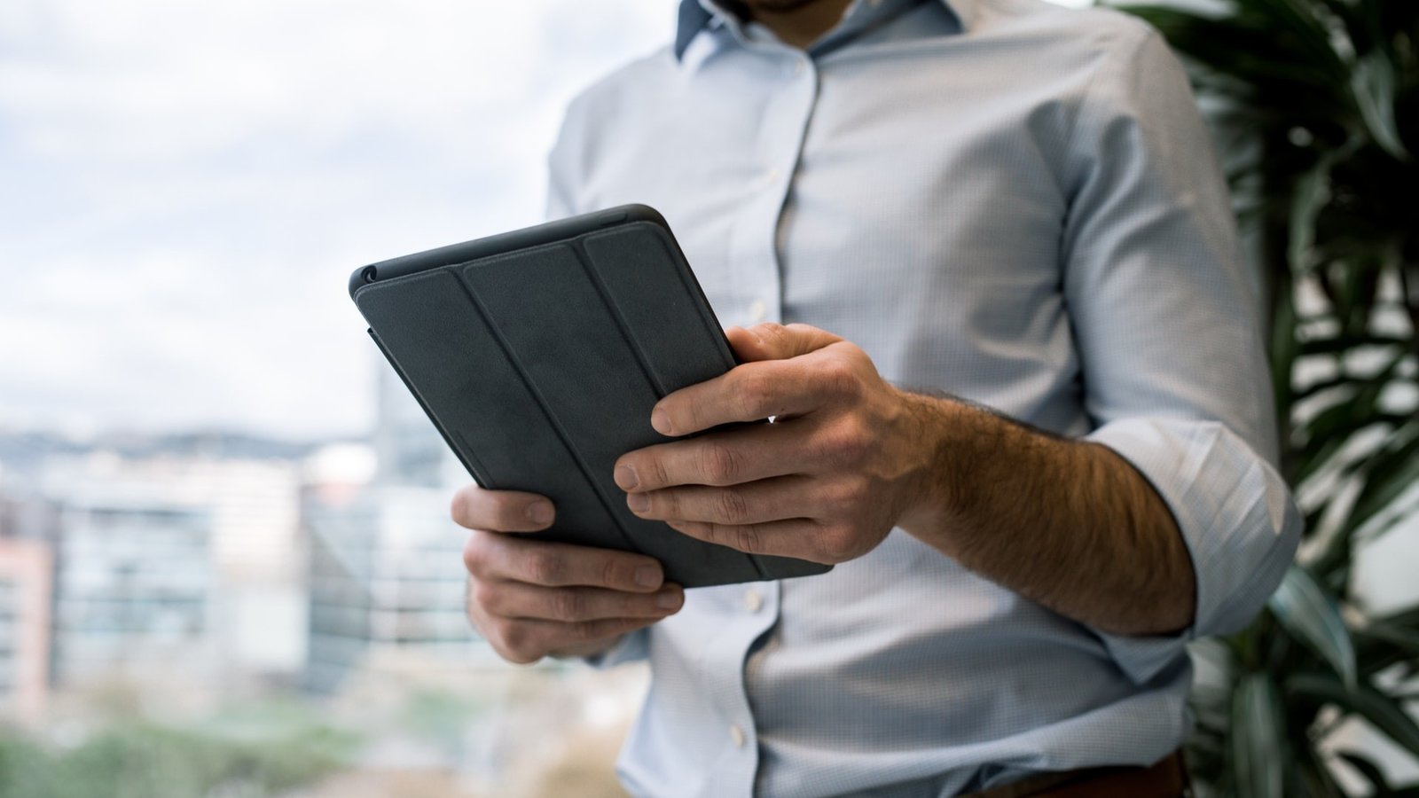 Professionelle Webseite auf iPad